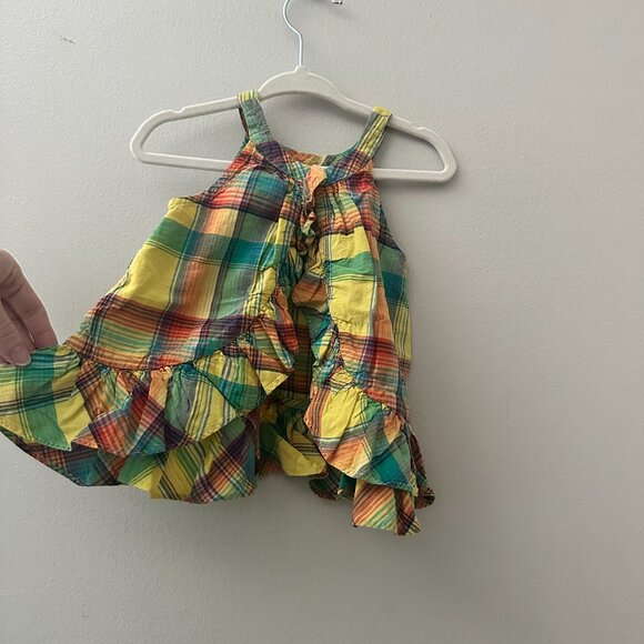 Ralph Lauren Multicolor Plaid Kids Blouse - Picture 4 of 5